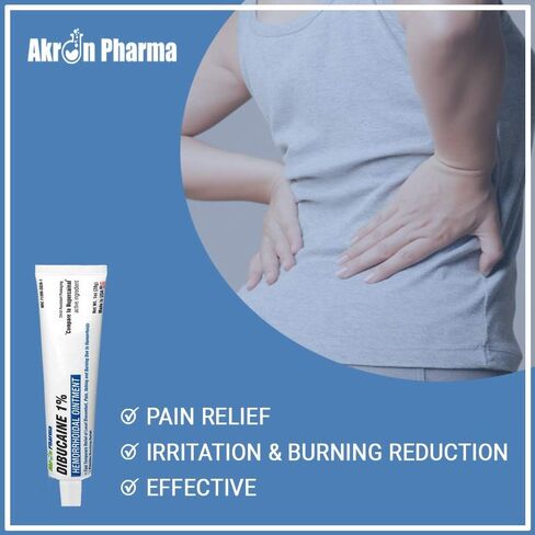 Dibucaine 1% Ointment 2 Oz. (56 gm) by Akron Pharma in Saudi Arabia
