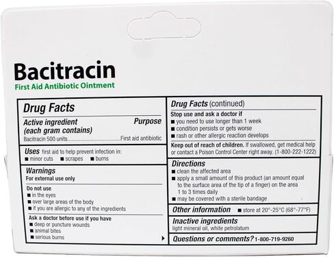 Bacitracin First Aid Ointment 0.5 Ounce (Pack of 2) in Saudi Arabia