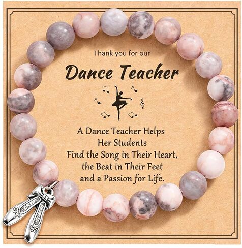 Dance Teacher Gifts Thank You Dance Teacher Appreciation Bracelet Gifts for Women in Saudi Arabia
