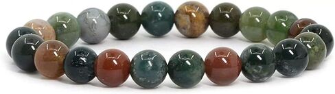 Angelstones Handmade Natural Healing Gemstone 8mm Round Beads Stretch Crystal Bracelet 7 Inch Unisex in Saudi Arabia