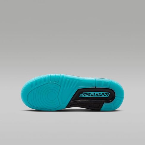 Jordan Spizike Low Big Kids' Shoes (Black/Gamma Blue/Wolf Grey) Size 7 in Saudi Arabia