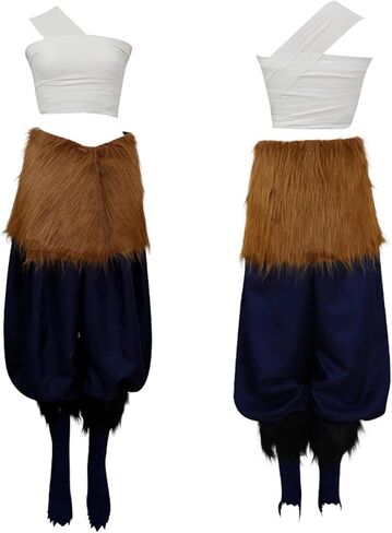 Inosuke Hashibira Costume Outfit Inosuke Costume Female Suit Full for Halloween Party Set in Saudi Arabia