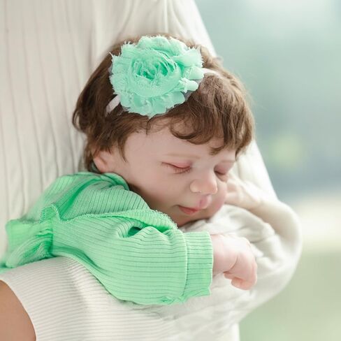 SCOM Realistic Reborn Baby Dolls-18 Inch Silicone Full Body Girl with Anatomically Correct Washable, Lifelike Newborn Sleeping Real Look Gift for Kids Age 3+ in Kuwait