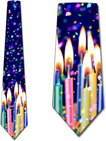 ربطات عنق رجالي من ثري روكر لأعياد الميلاد، ربطة عنق على شكل شمعة لحفلات أعياد الميلاد in Kuwait
