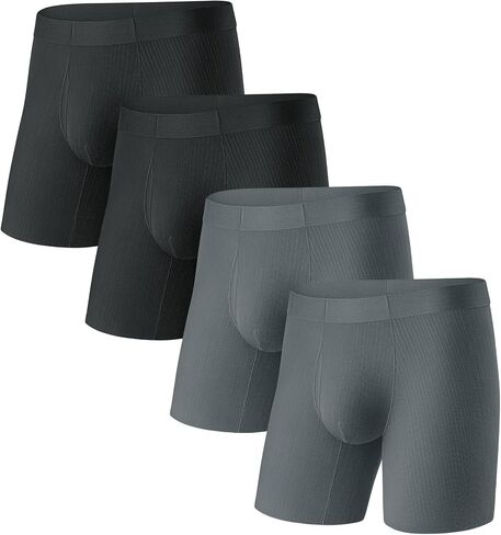 GOOTUCH Men's Breathable Cool Underwear, Moisture Wicking Odor Control Boxer Briefs, Seamless Thin Waistband & Quick Dry in Saudi Arabia