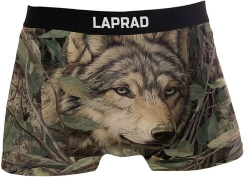 Laprad Men's Boxer Briefs Soft Breathable Underwear Stretch Boxer Shorts Leg in Saudi Arabia