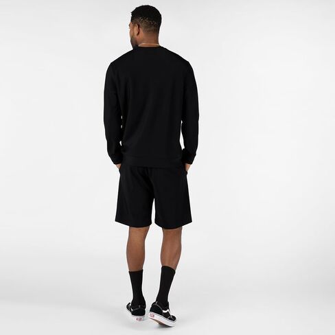Ethika Men's Premium Sweat Short, Soft Fleece Short for Lounging and Casual Wear - Premium Short - Black in Kuwait