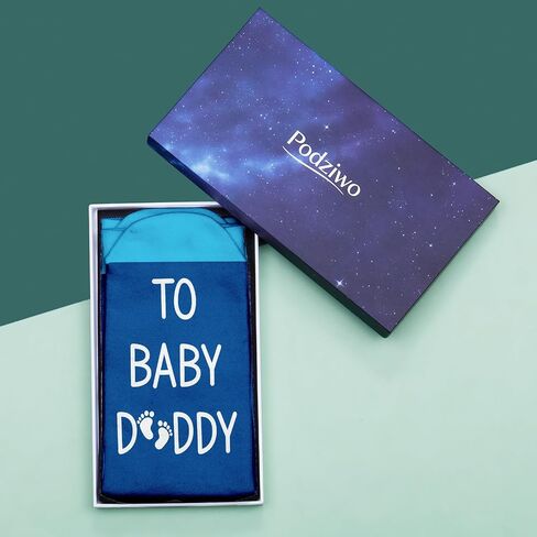 هدايا مضحكة لعيد الأب الأول للأب الجديد - جوارب عيد الأب للأب من أجل الآباء الكلاب، يتوقعون الآباء لأول مرة، هدايا إعلان الحمل له، الزوج، الرجل والآباء الجدد للطفل الأب جورب in Kuwait