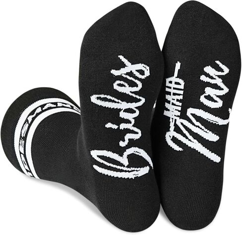 جوارب InnoBeta Bridesman Gifts Socks، هدية اقتراح رجل الشرف للأخ والأصدقاء في حفل الزفاف وحفلات الزفاف in Saudi Arabia