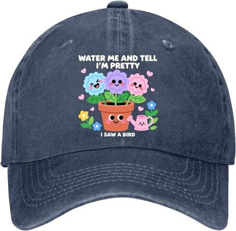 Water Me and Tell Me Me I’m Prettys Hats for Mens Funny Washed Distressed in Kuwait