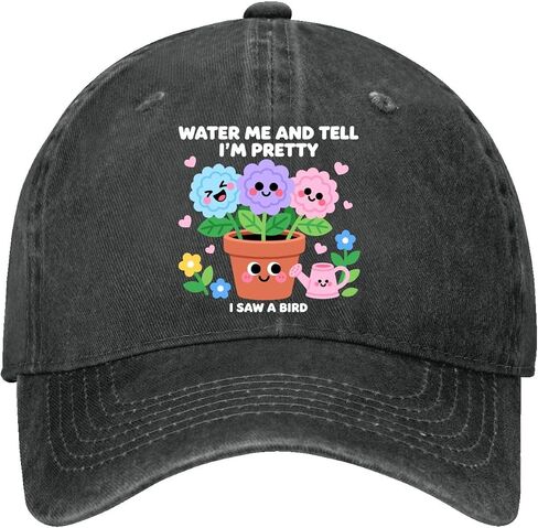 Water Me and Tell Me Me I’m Prettys Hats for Mens Funny Washed Distressed in Kuwait
