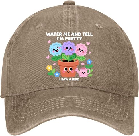 Water Me and Tell Me Me I’m Prettys Hats for Mens Funny Washed Distressed in Kuwait