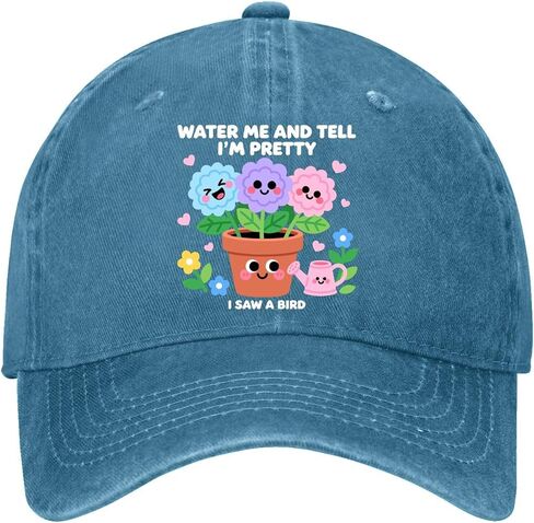 Water Me and Tell Me Me I’m Prettys Hats for Mens Funny Washed Distressed in Kuwait