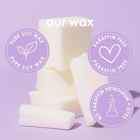 Pet Safe Wax Melts for Dogs | Non Toxic Soy Wax Melts | Natural, Paraffin-Free, Clean Burning | Odor Eliminating Wax Cubes | Palo Santo & Amber in Saudi Arabia