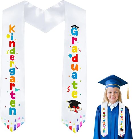 Kindergarten & Preschool Graduation Stole 2026, Unisex Pre K Graduation Sash for Boys & Girls, 2026 Graduation Gift in Saudi Arabia
