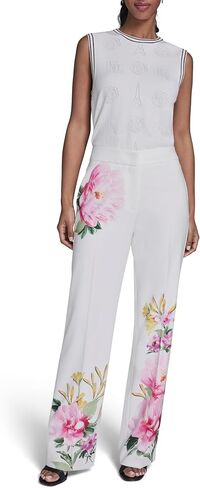 Karl Lagerfeld Women's Printed Floral Pant in Kuwait