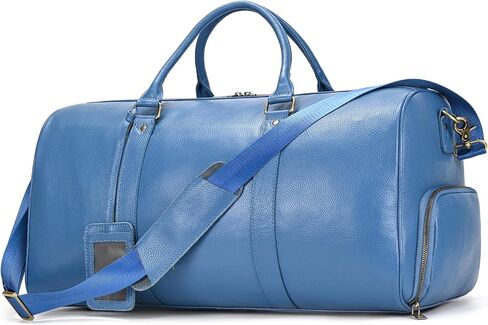 Leather Travel Duffle Weekender Overnight Carry On Sports Gym Bags for Men Women in Saudi Arabia