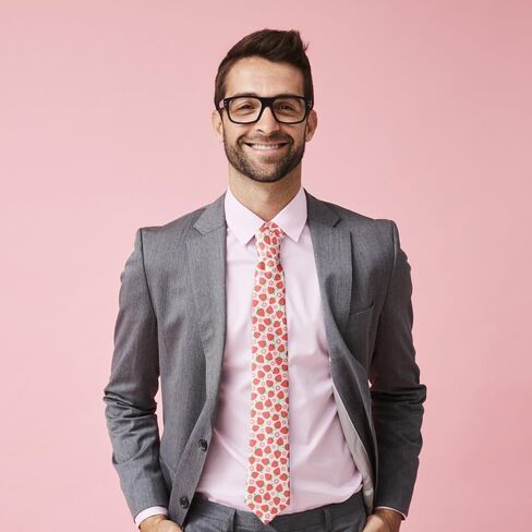 Novelty Necktie for Men (Strawberry Pattern) Fun Conversational Silky Tie, Neck Tie for Party, Events, Unique and Original in Kuwait