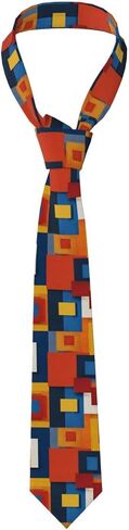 80s 90s Tie For Men Funny Neckties Men's Tie Formal Party Business Work Wedding Party Ties in Kuwait