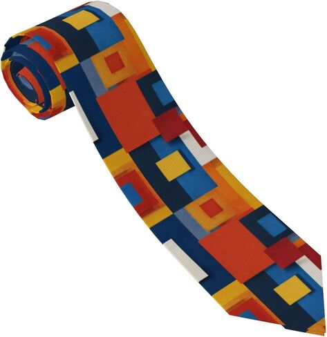 80s 90s Tie For Men Funny Neckties Men's Tie Formal Party Business Work Wedding Party Ties in Kuwait
