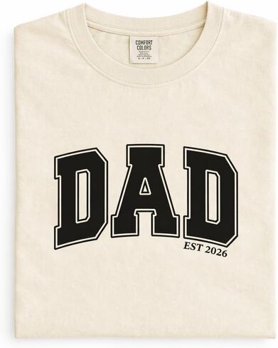 Custom Dad Shirts for Men, Personalized Papa Shirt, Gift for Dad, Fathers Day, Husband, Grandpa, New Dad, Birthday in Kuwait