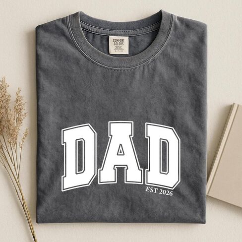 Custom Dad Shirts for Men, Personalized Papa Shirt, Gift for Dad, Fathers Day, Husband, Grandpa, New Dad, Birthday in Kuwait