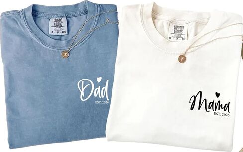 Custom Dad Shirts for Men, Personalized Papa Shirt, Gift for Dad, Fathers Day, Husband, Grandpa, New Dad, Birthday in Kuwait