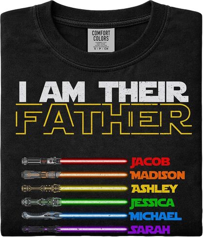 Custom Dad Shirts for Men, Personalized Papa Shirt, Gift for Dad, Fathers Day, Husband, Grandpa, New Dad, Birthday in Kuwait