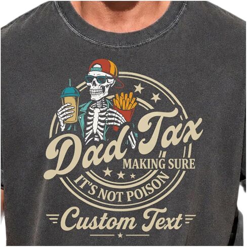 Custom Dad Shirts for Men, Personalized Papa Shirt, Gift for Dad, Fathers Day, Husband, Grandpa, New Dad, Birthday in Kuwait