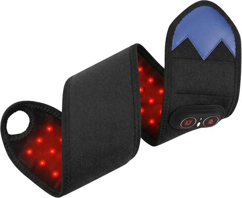 Red Light Therapy for Wrist and Hand Heating pad，Carpal Tunnel Wrist Brace Night Support，39 LED 660nm/850nm Wrist Massager, 3000mAh Rechargeable Heated Wrist Wrap for Daily Comfort in Saudi Arabia