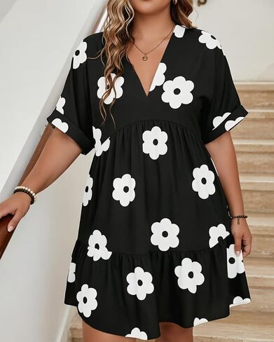 Floral Print Dress for Women Vintage Cocktail Dress Wedding Party Dress Evening Gown in Kuwait