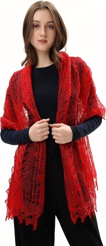 Antique Knit Orenburg Scarf Victorian Bridal Lace Wrap 31x70 inch | 80x180 cm in Kuwait