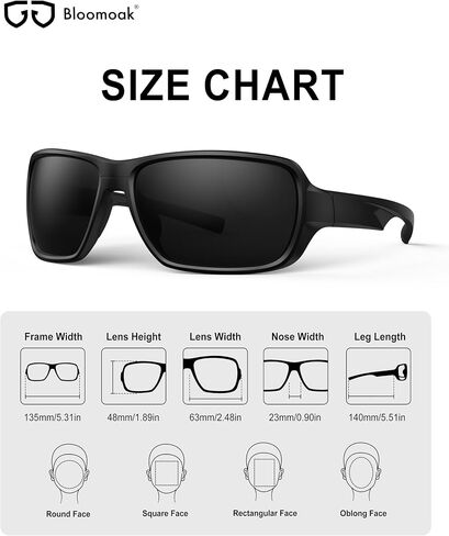 Bloomoak CAT 4 Super Extra Dark Sunglasses 2% VLT | UV 400 | For Photophobia & Eye OPS & Light Sensitivity | Wraparound with Side Protection for Men in Saudi Arabia