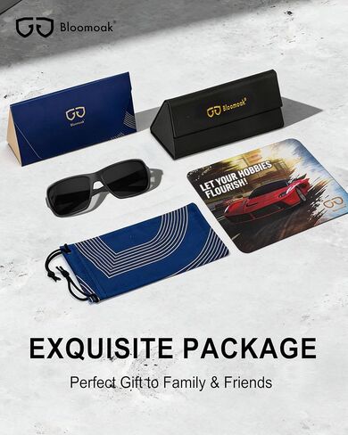 Bloomoak CAT 4 Super Extra Dark Sunglasses 2% VLT | UV 400 | For Photophobia & Eye OPS & Light Sensitivity | Wraparound with Side Protection for Men in Saudi Arabia