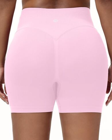 Moozava Women's Workout Shorts 2.5"/3.6"/4.5"/6" Scrunch Butt Lift Seamless High Waist Tummy Control Gym Booty Biker Shorts in Saudi Arabia