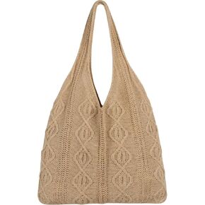 Topdear Crochet Tote Bag, Aesthetic Mesh Crochet Beach Bag, Hippie Knitted Tote Bag for Women in Saudi Arabia