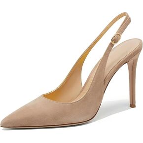 Women's Stiletto Heels Slingback Pumps Shoes - High Heels Closed Toe Dress Shoes for Women in Saudi Arabia