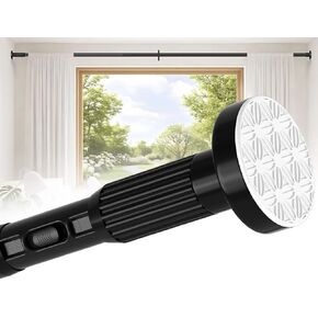 Tension Curtain Rod 40-126 In Heavy Duty-Black Extra Long Curtain Rod No Drilling For Window, Adjustable Tension Rod Diameter 1.26in Outdoor Curtain Rods For Patio One-Pull Lock in Saudi Arabia