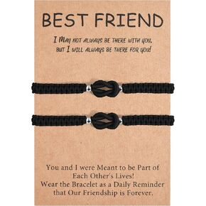BOCHOI Best Friend/Sister Bracelets for 2/3/4, Friendship Sister Gifts for Women, Matching Love Knot Bracelets Best Friend Sisters Birthday Graduation Christmas Jewelry Gifts in Saudi Arabia
