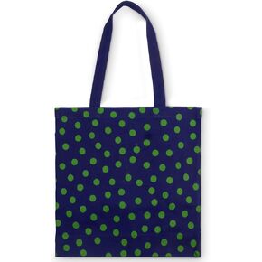 kate spade new york Cute Canvas Tote Bag for Women, Canvas Beach Bag, Tote with Pocket, Sonnet Dot in Kuwait