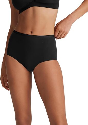 Tommy John Women's Air High Rise Brief Underwear, Single, Black, M in Kuwait