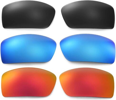 3 Pairs of Polarized Replacement Lenses For Oakley Gascan Sunglasses in Kuwait