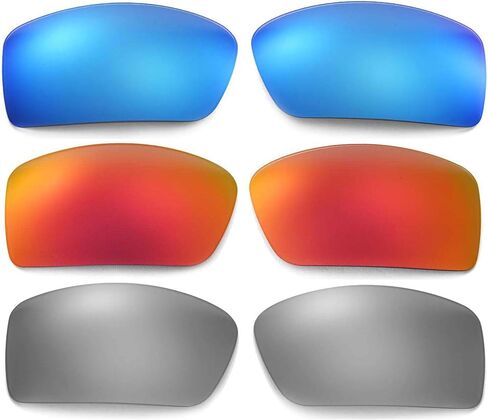3 Pairs of Polarized Replacement Lenses For Oakley Gascan Sunglasses in Kuwait