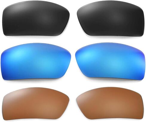 3 Pairs of Polarized Replacement Lenses For Oakley Gascan Sunglasses in Kuwait