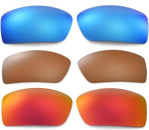 3 Pairs of Polarized Replacement Lenses For Oakley Gascan Sunglasses in Kuwait