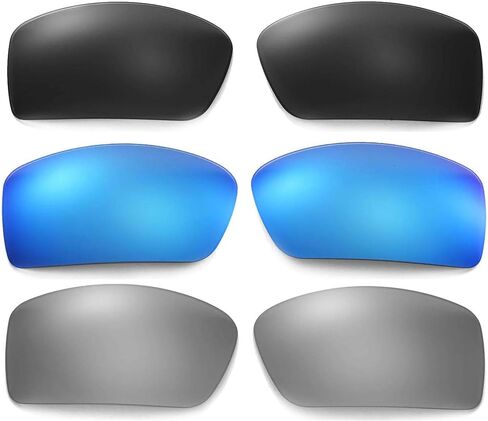 3 Pairs of Polarized Replacement Lenses For Oakley Gascan Sunglasses in Kuwait