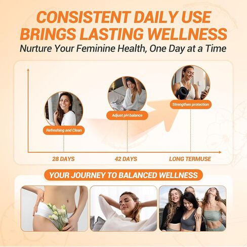 Her Juicy Womens Probiotic Gummies – Daily Feminine Care for Vaginal Health & Yeast PH Balance with Slippery Elm & Prebiotics – Supports Freshness & Balance – Individually Wrapped, 40 Gummies in Saudi Arabia