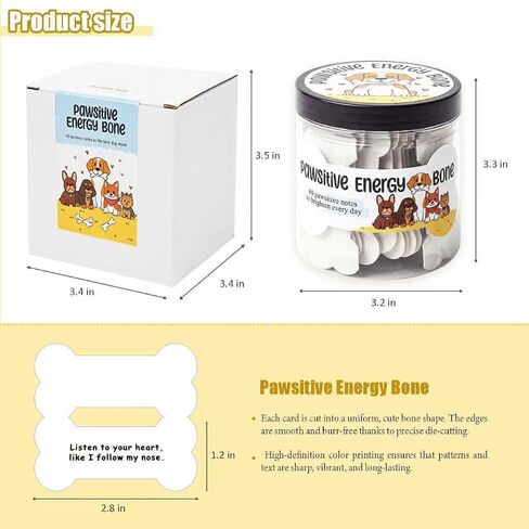 Tian Zhun Dog Mom Gifts for Women Dogs Lovers Best Dog Mom Mothers Day Gifts Merry Christmas Positive Affirmation Jar 60 pcs in Kuwait