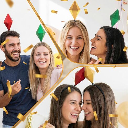 Simple polymer 3 Pcs Diamond Headbands Diamond Shape Costume for Halloween Cosplay Themed Party Accessories in Saudi Arabia