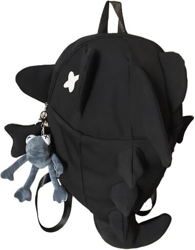 Backpack 3D Shark Shape Design, Eye-Catching Daily Weekend Travel, for Friends Him Her (grey) in Saudi Arabia